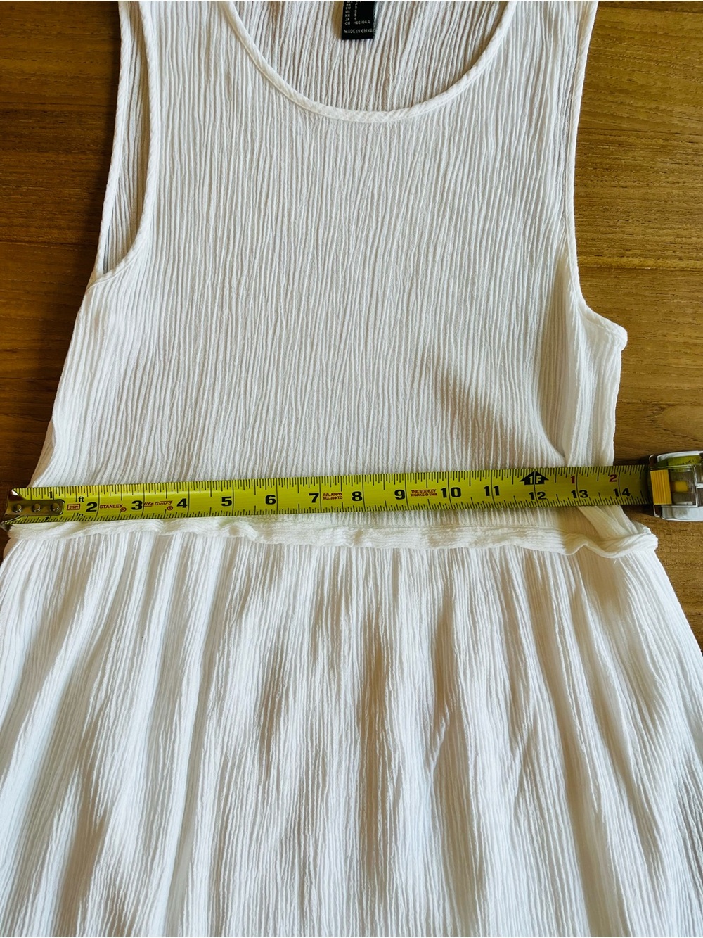Forever 21 Perfect White Sleeveless Summer Minidress - S - Picture 6 of 7